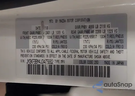 2018 Mazda Cx-5 Sport from USA, damaged, VIN JM3KFBBM4J0466882